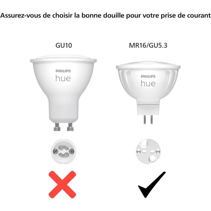 Image secondaire de Ampoule connectée - PHILIPS HUE - MR16 - Lumiere blanche - Compatible bluetooth - Fonctionne avec App et voix
