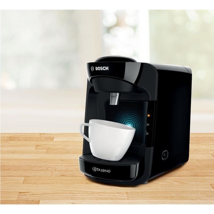BOSCH - TASSIMO SUNY - TAS3102 - Machine a café multi-boissons noir - plus de 40 boissons de grandes marques au choix