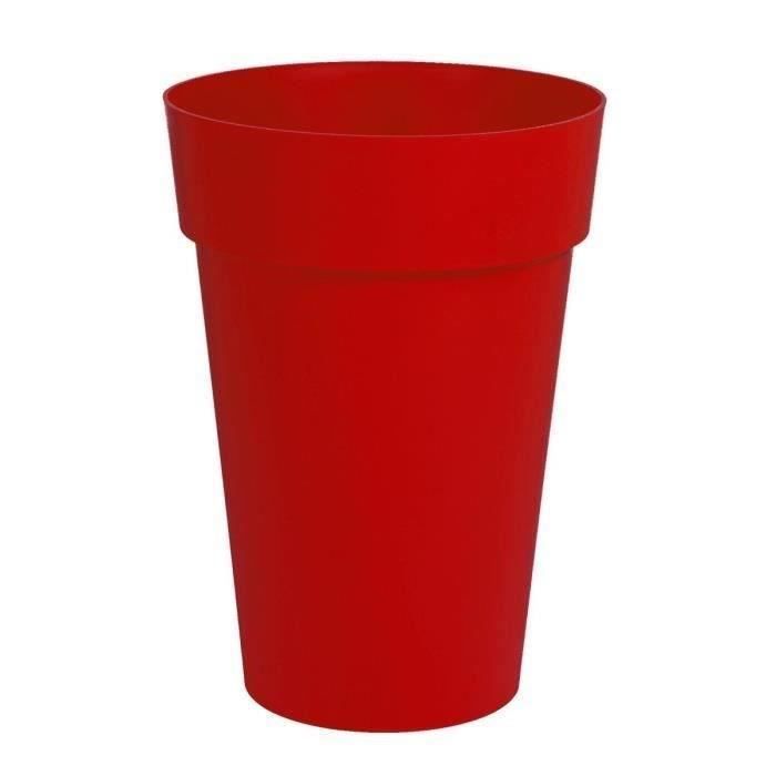 Jarr�n toscano alto EDA - � 46 x H 65 cm - 67 L - Rojo rub�