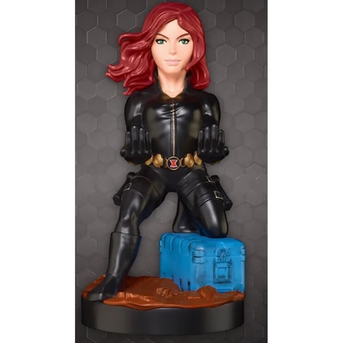 Figurine Black Widow - Support & Chargeur pour Manette et Smartphone - Exquisite Gaming