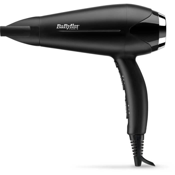 Seche-Cheveux - BaByliss - D572DE - Seche-cheveux Turbo Smooth 2200 avec Technologie Ionique et C?ramique