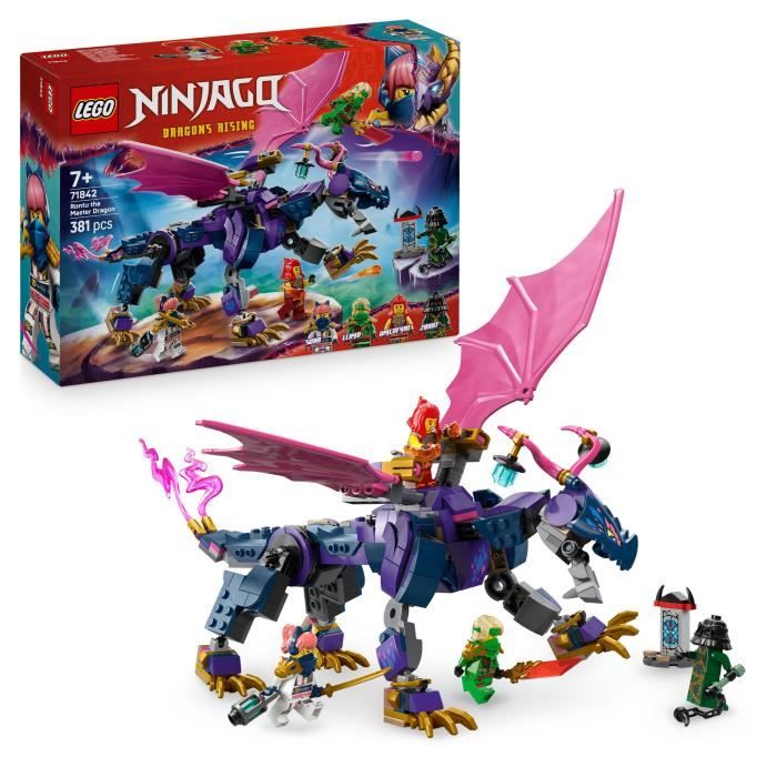 LEGO NINJAGO 71842 Rontu Le Maître Dragon - Jeu De Construction Pour Garçon Des 7 Ans