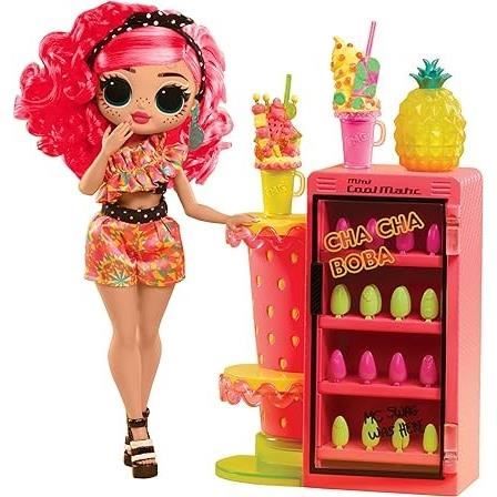 LOL Surprise OMG Sweet Nails™ - Barra per unghie - Bambola fashion Pinky Pops Fruit Shop - Tema frutta - Dai 4 anni in su