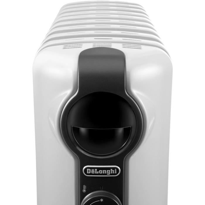 Image secondaire de Radiateur bain d'huile - 2500 W - DELONGHI - TRRS1225 - 59,2 x 16 x 65 cm - Blanc