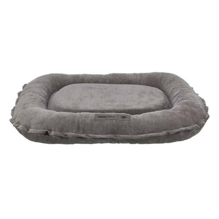 Coussin Ovale TRIXIE Vital LENNOX pour Chien - Tissu Chenille Gris 90x70 cm