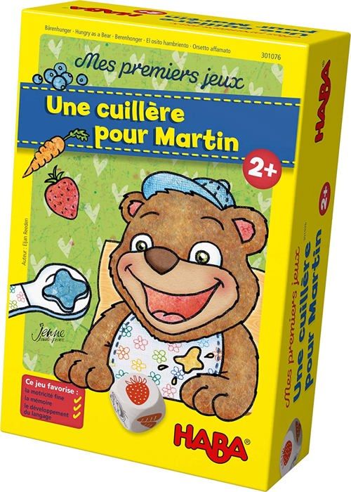 Jeu de mémoire et d'adresse HABA - Mes Premiers Jeux  Une Cuillere pour Martin - 2 ans et plus