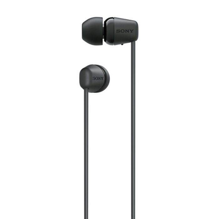 Écouteurs Bluetooth sans fil SONY WI-C100 - Autonomie jusqu'a 25 h - Noir