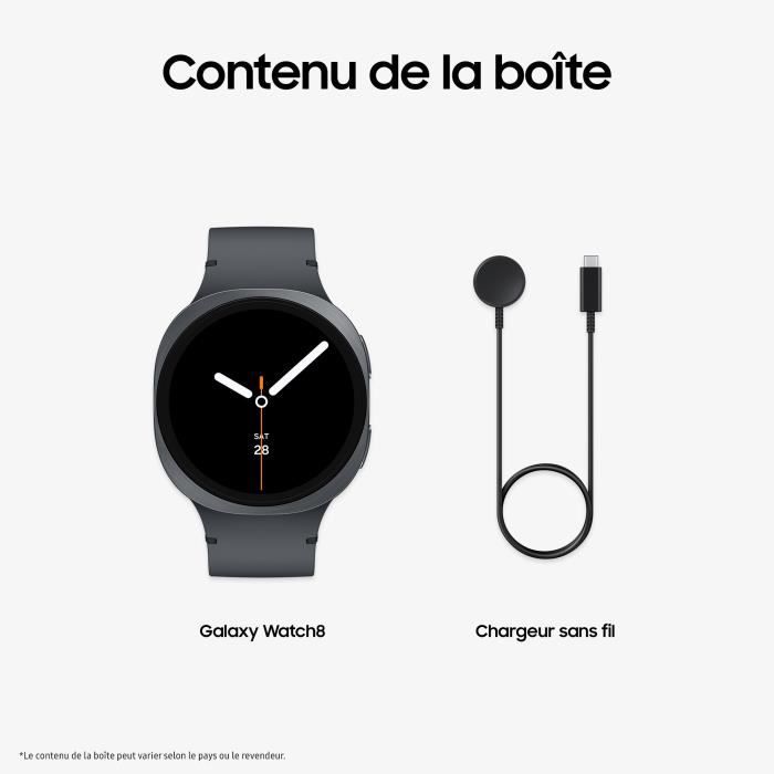 Image secondaire de Samsung Galaxy Watch8 Montre connectée 4G 44mm Graphite