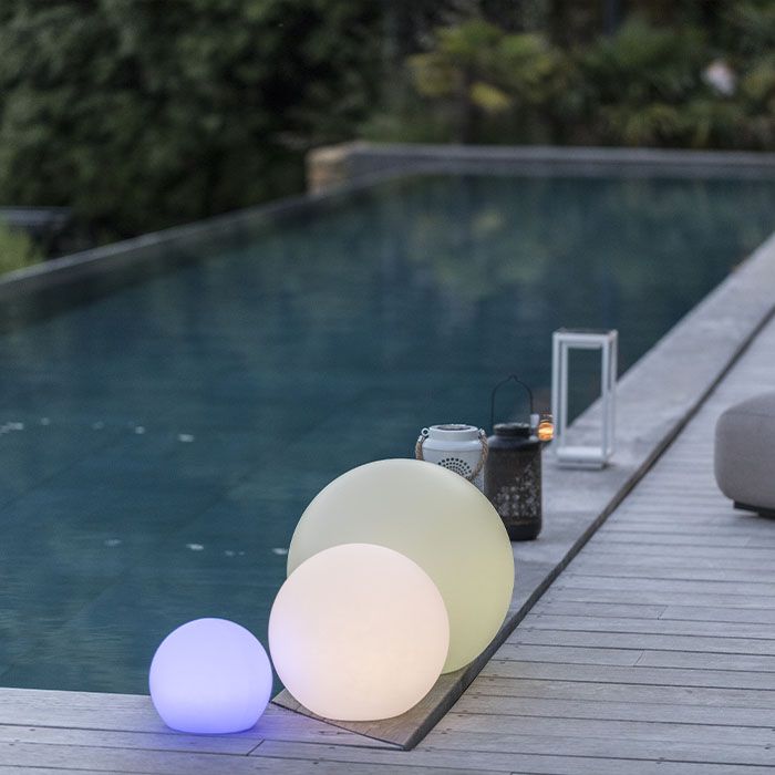 Image secondaire de Boule Lumineuse Flottante Bobby C40 - LED Multicolore avec Télécommande