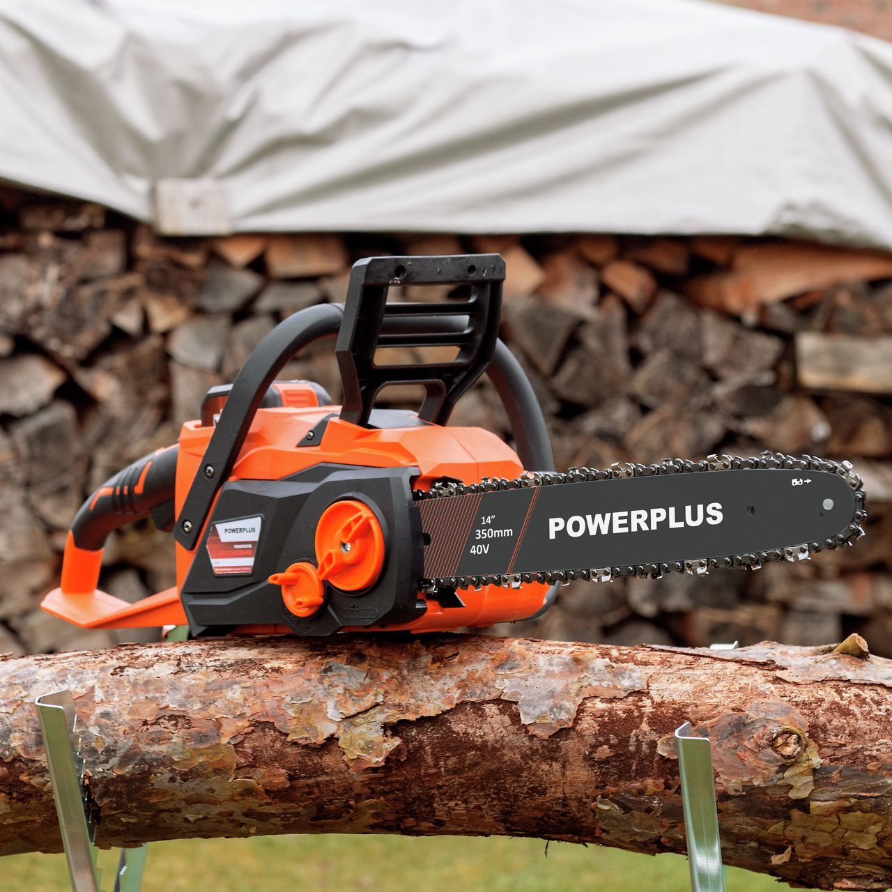 Image secondaire de Tronçonneuse à Batterie 40V Dual Power avec Guide de 350 mm