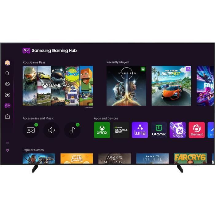 Image secondaire de Téléviseur LED Samsung 98 pouces 4K UHD - Smart TV avec Gaming Hub