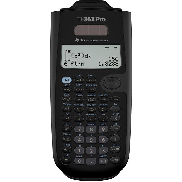 Calculatrice Scientifique TI-36X Pro - TEXAS INSTRUMENTS - Noir