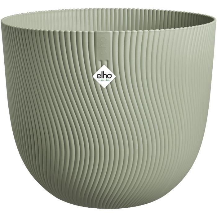 Vaso per fiori - ELHO - Sereh Round 40 - Verde - Ø 39 x H 33 cm - 100% riciclato