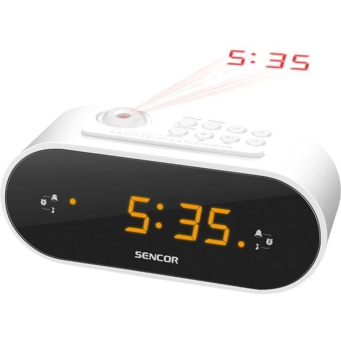 Radio réveil a projection - Sencor - SRC 3100 W