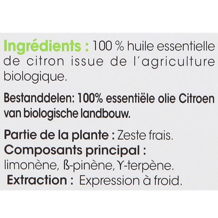 So'Bio Étic Arôma Huile Essentielle Citron Bio 15ml