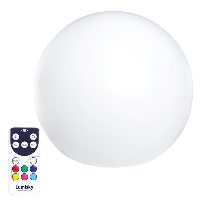 Image secondaire de Boule Lumineuse Flottante LED Multicolore Bobby C50 avec Télécommande