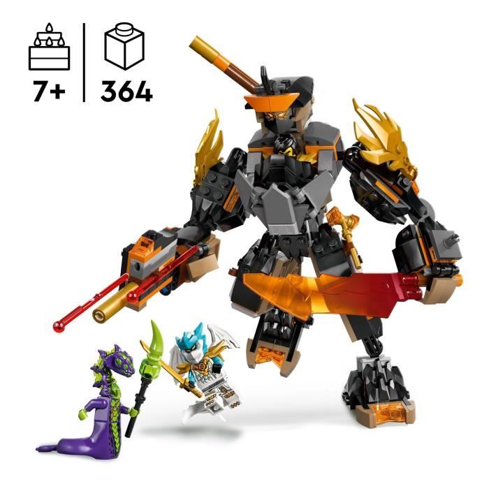 Image secondaire de LEGO NINJAGO La Mission du Robot Cole et du Dragon Zane - Jeu de Construction