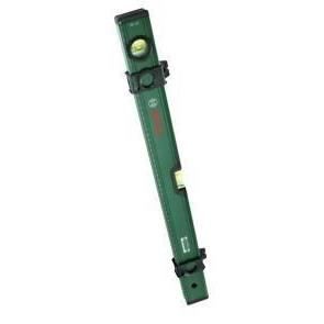 Livella a bolla Bosch 60 cm (2 cursori, fiale fluorescenti orizzontali/verticali, scala metrica, scanalatura a V)