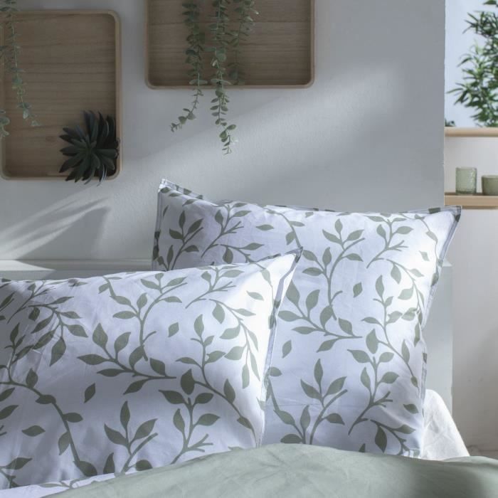 Parure de lit - TODAY - Flower garden - 260x240 cm - 2 personnes - coton imprimé floral