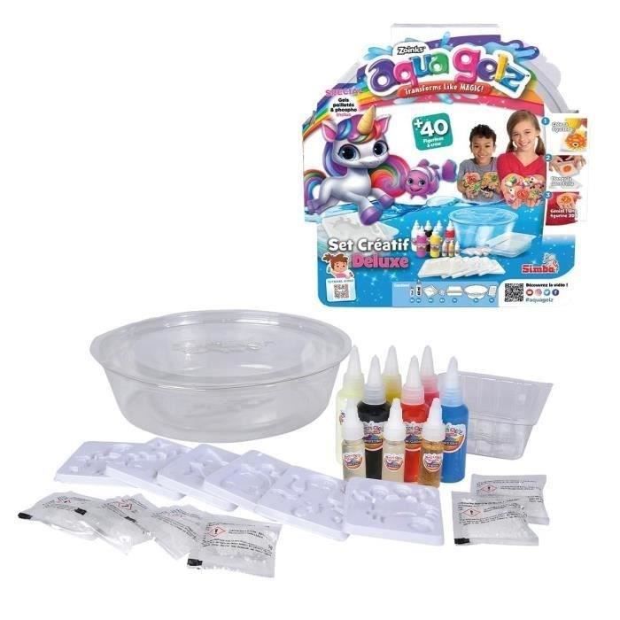 Kit creativo para niños con figura 3D y tarros de gel incluye varios elementos para desarrollar la creatividad a partir de 8 años