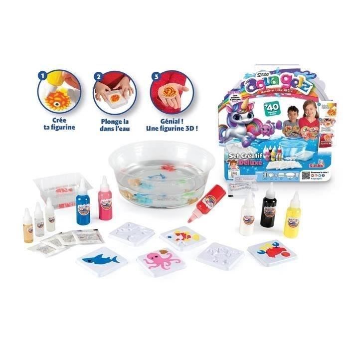 Kit creativo para niños con figura 3D y tarros de gel incluye varios elementos para desarrollar la creatividad a partir de 8 años