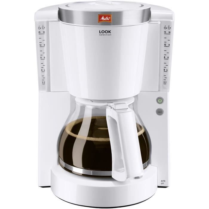 MELITTA Look IV Selection 1011-03 Caffettiera bianco / acciaio spazzolato