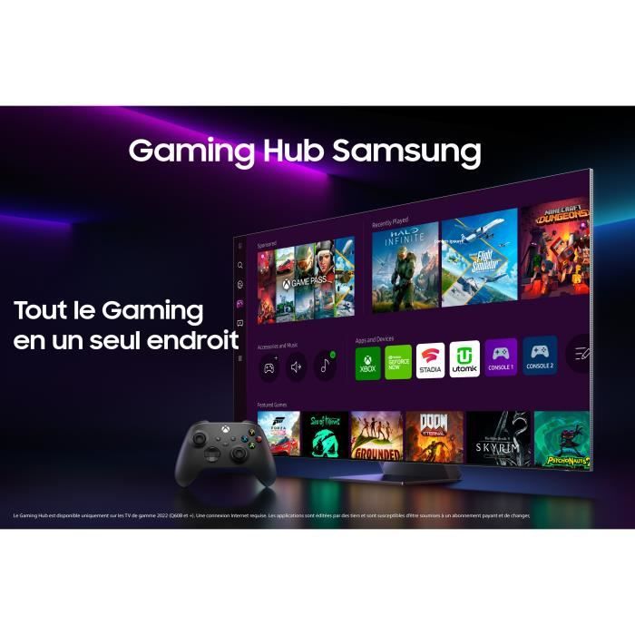 SAMSUNG QE65QN85B - TV Neo QLED 4K UHD - 65'' (165 cm) - Quantum HDR 1500 - Dalle 100Hz - Smart TV - 4 X HDMI 2.1