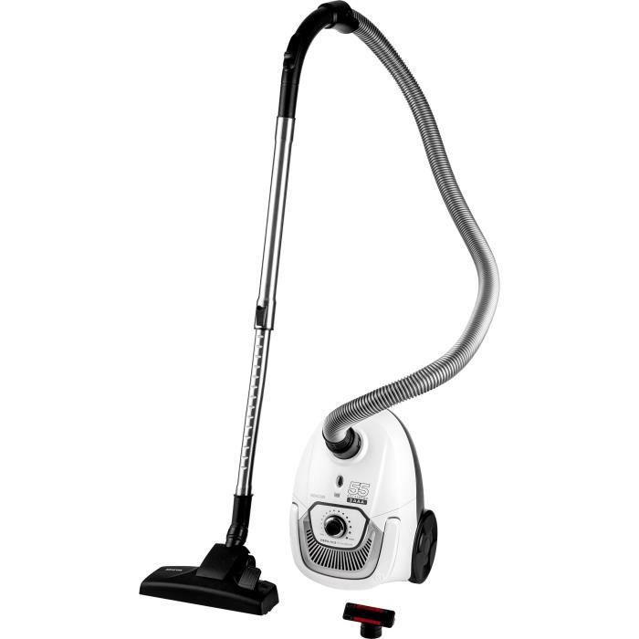 Aspirateur tra�neau avec sac - SENCOR - SVC 5500WH - Moteur ECO 700 W - 75 dBA - 2 L - Filtre HEPA H13 - Blanc