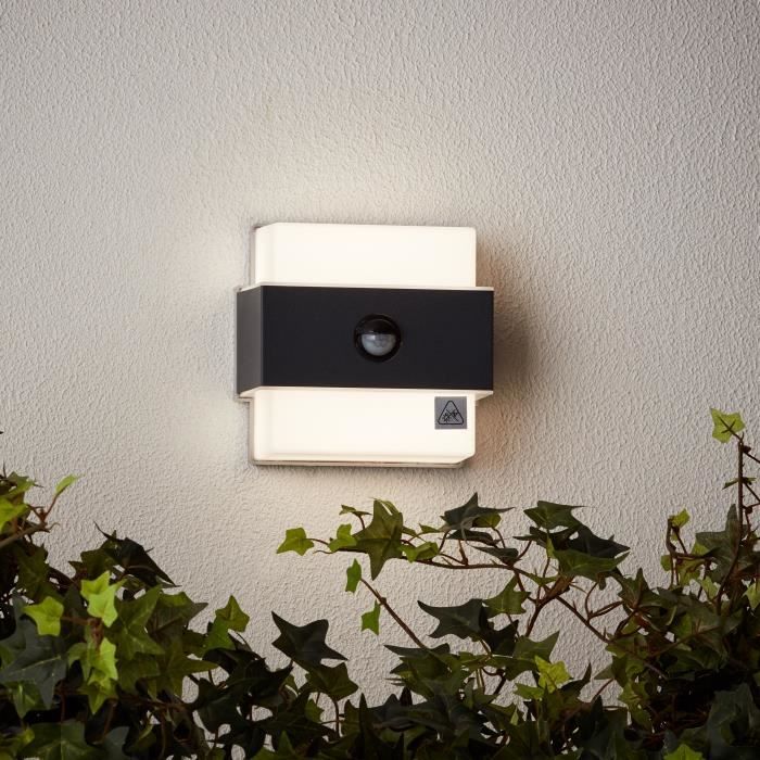 Image secondaire de Applique Murale Extérieure BRILLIANT ARCHIE avec Détecteur - Métal Anthracite LED 7,5W