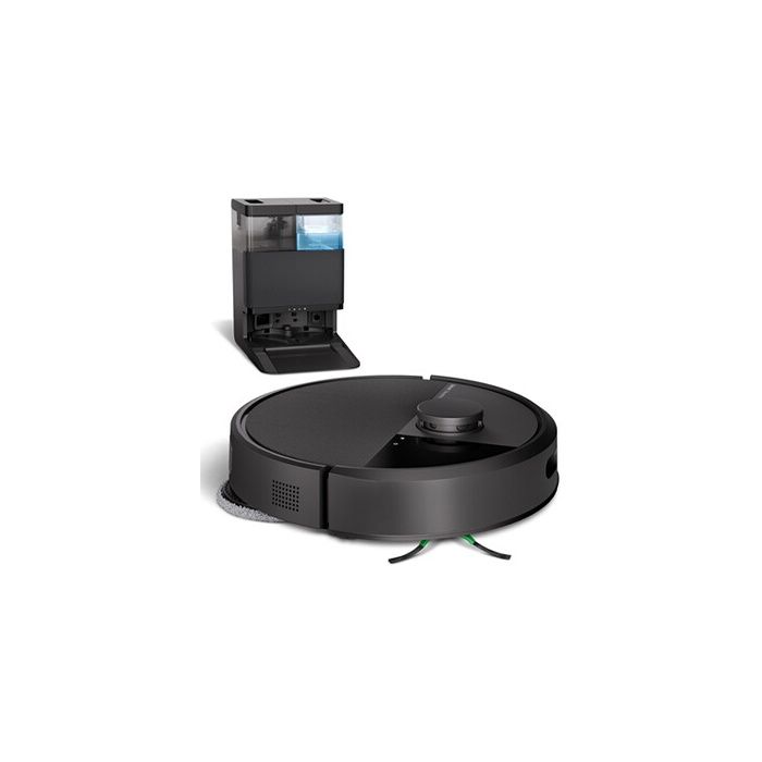 Aspirateur robot - iRobot Roomba Plus 405 - Noir - Compatible IdO - Nettoyage programmable