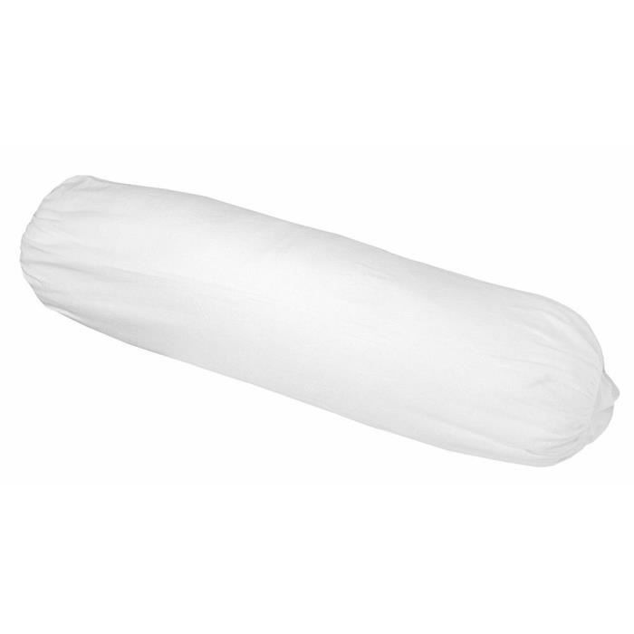 TOISON D'OR - Protège traversin - Cumin - 140cm - Blanc