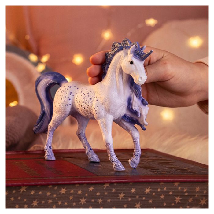 Image secondaire de Étalon Licorne Cosmos - Figurine Miniature Éblouissante