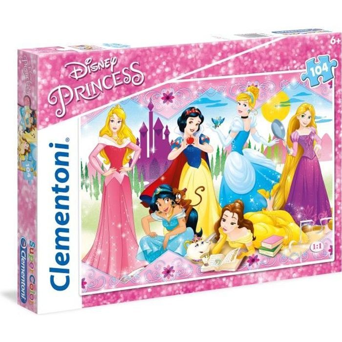 Clementoni - 104 pieces - Princess