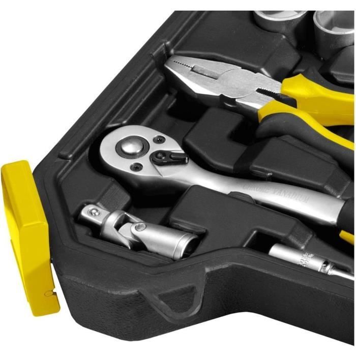 Image secondaire de Ensemble d'outils - FIELDMANN - FDG 5002-54R - 54 pieces - Douilles 3/8 Dr. - Mallette de transport