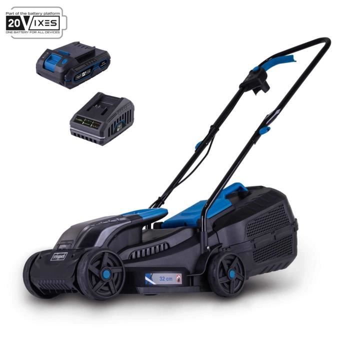 Tondeuse sans fil BC-MP320-X + set batterie 1x4Ah 1x2,4Ah - SCHEPPACH