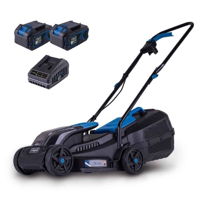 Image secondaire de la Tondeuse sans fil BC-MP320-X + set batterie 1x4Ah 1x2,4Ah - SCHEPPACH