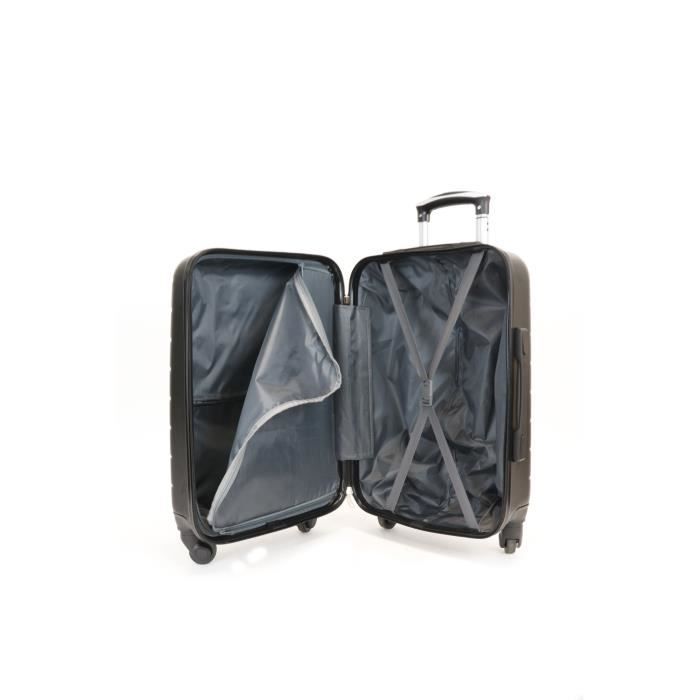 CITY BAG Valise Cabine ABS 4 Roues Gris