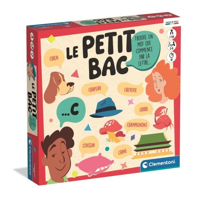 Le petit bac, jeu de société CLEMENTONI