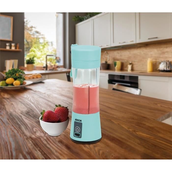 Image secondaire de Blender portable - JOCCA - SWEET - 380 ml - 2000 mAh - Avec câble USB - Vert