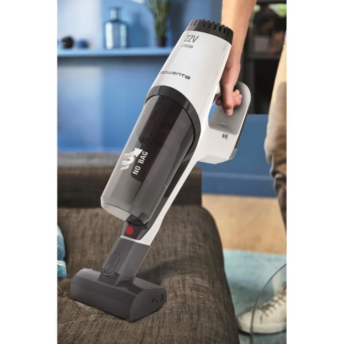 ROWENTA Aspirateur balai sans fil multifonction, Puissance, Légereté, Jusqu'a 45 min d'autonomie, Kit animal YY4796FE