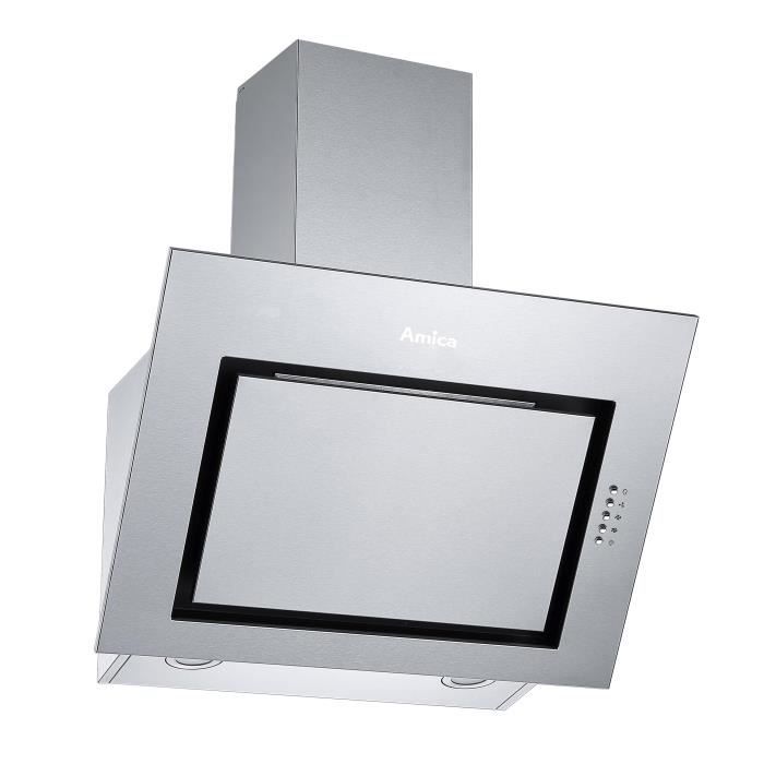 Inclined hood - Amica - AH4419 - Stainless steel - 90 cm