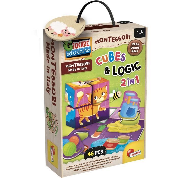 Gioco in legno per animali e logica - LISCIANI - Destrezza e osservazione