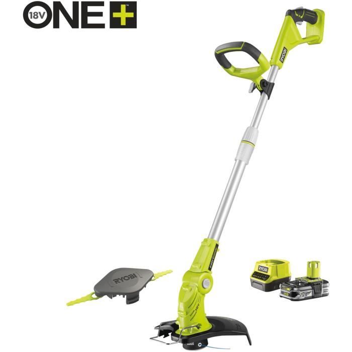 Coupe-bordures hybride 18V ONE+ RYOBI RLT1831H25FPK - Diametre de coupe 25-30 cm + 1 batterie 2,5 Ah et 1 chargeur + RAC155 OFFERTE