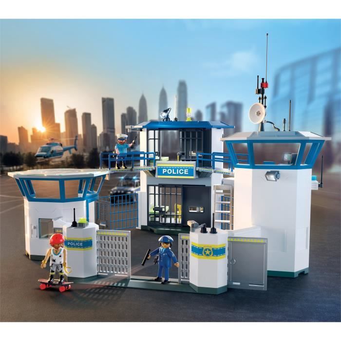 Image secondaire de Playmobil 71873 Centre de commandement de la police, Les policiers, City Action, 253 pieces, Des 4 ans
