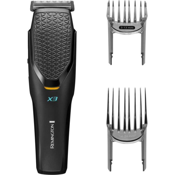 Tagliacapelli - REMINGTON - Power X Series X3 - Motore Pro potente - Lame in acciaio giapponese - Durata della batteria di 45 minuti