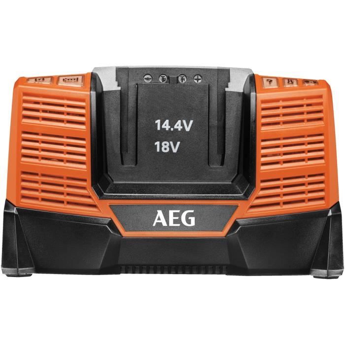 AEG Chargeur GBS NiCD / NIMH / LI-ION BL1418, batterie Pro lithium (a glissiere)14,4V/18V