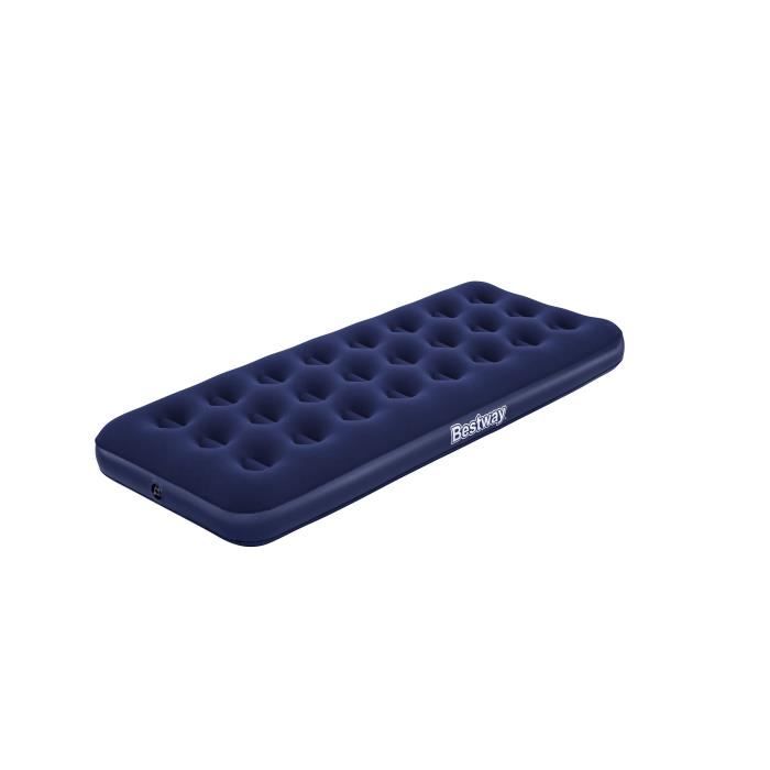 Colch�n inflable para acampar - BESTWAY - 1 plaza - 185x76x22 cm