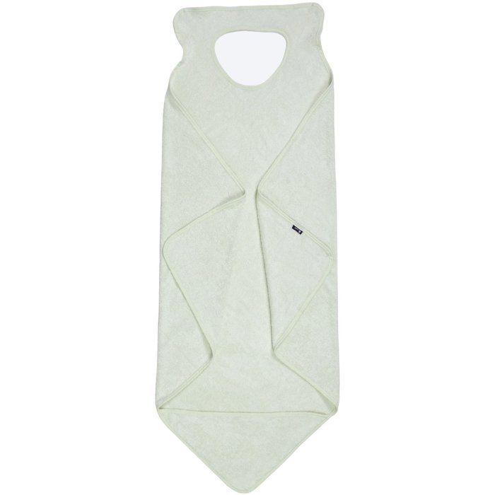 Drap de bain XXL Parent/Bébé CANDIDE - Vert d'eau 100x100 cm