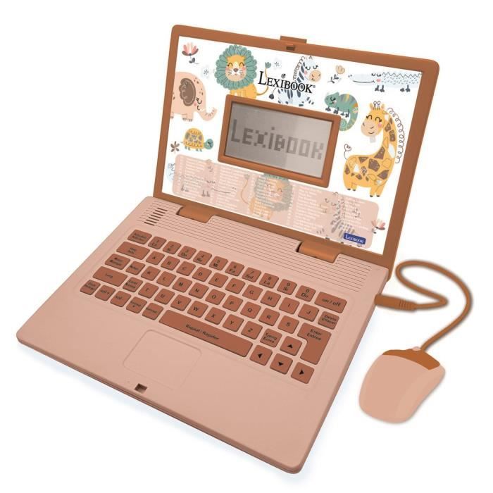 Lexibook - Computer educativo sui colori degli animali – 124 attività (francese/inglese)