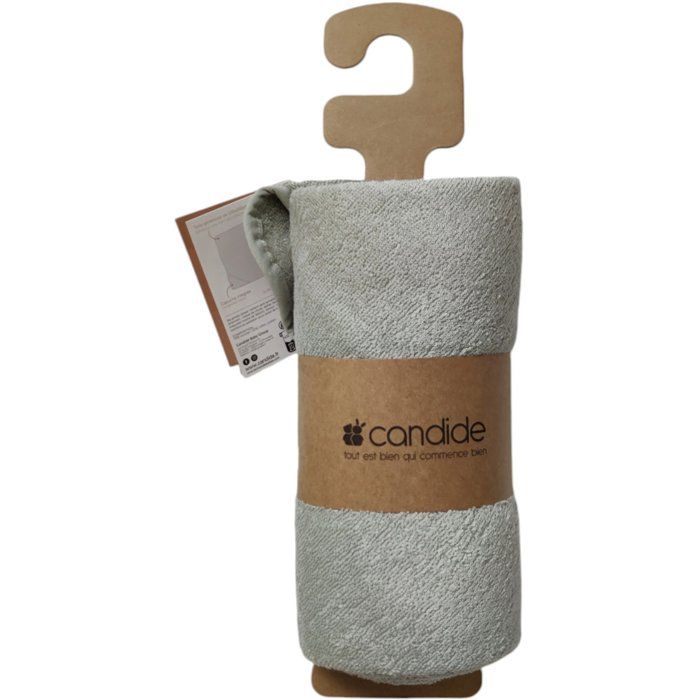 Image secondaire de Drap de bain XXL Parent/Bébé CANDIDE - Vert d'eau 100x100 cm